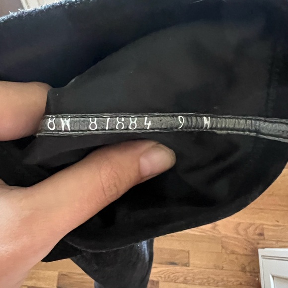 Stuart Weitzman Vintage Black Suede Full Calf Boots - Picture 2 of 3